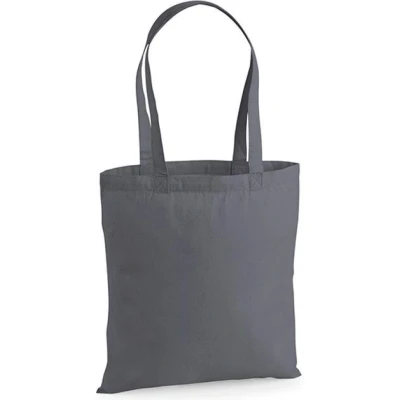 Afbeelding van Premium Cotton Bag (Grafiet Grijs)