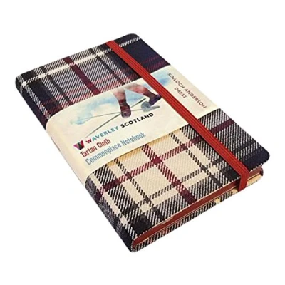 Afbeelding van Waverley S.T. (M): Dress Pocket Genuine Tartan Cloth Commonplace Notebook