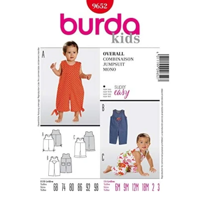 Afbeelding van Burda Naaipatroon 9652 Overall in variaties