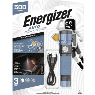 Afbeelding van Energizer Auto Metal Light Zaklamp werkt op een accu LED 500 lm