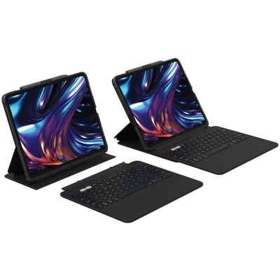 Afbeelding van ZAGG Tablet Hoes met Toetsenbord Geschikt voor iPad Pro 13 (2024) M4 Keys 2 Keyboard Bookcase Zwart