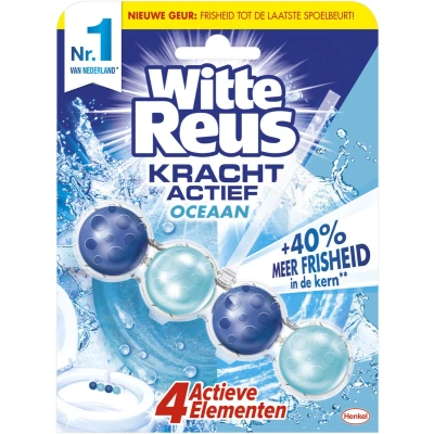 Afbeelding van 2+2 gratis: Witte Reus Toiletblok Kracht Actief Oceaan