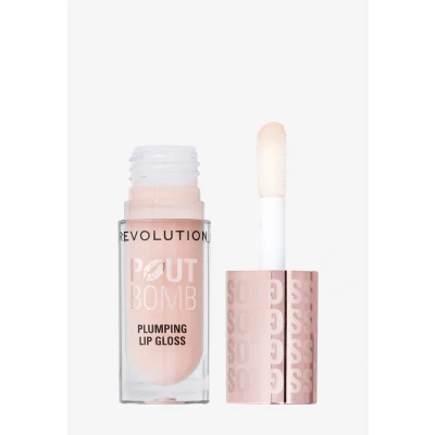 Afbeelding van Makeup Revolution POUT BOMB Plumping Gloss Lipgloss Lipgloss, Maat: 4.6 ml, Milky sheer holo
