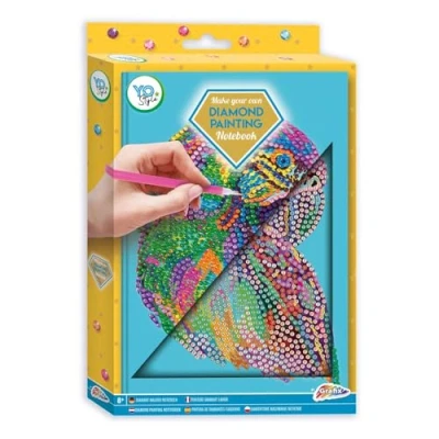 Afbeelding van Maak je eigen Diamond Painting Notebook Blauw