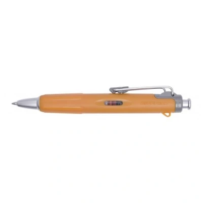 Image de Tombow stylo ? bille r?tractable airpress pen orange argent bc ap54