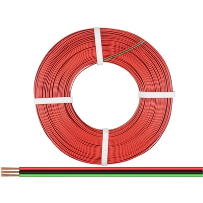 Afbeelding van Donau Elektronik 318 014 25 Draad 3 x 0.14 mm² Rood, Zwart, Groen m