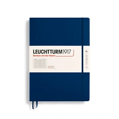 Afbeelding van LEUCHTTURM1917 Master Classic 359867 notitieboek A4+, hardcover, 235 genummerde pagina&#039;s, marineblauw