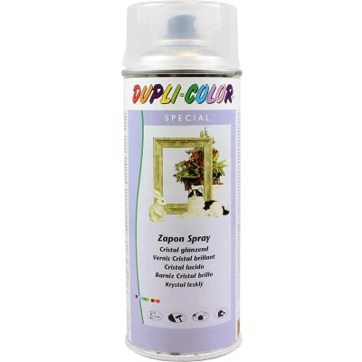 Afbeelding van DupliColor Zapon Spray Kristalheldere Blanke Lak Hoogglans 400ml Bescherming &amp; Glans