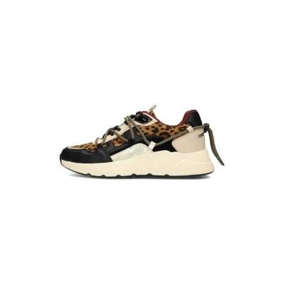 Afbeelding van Posh by Poelman CARI Sneakers laag, Dames, Maat: 40, Burgundy with combination Schoenen