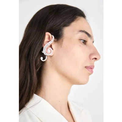 Afbeelding van Swarovski Capsule SET Enkele oorbel, Dames, Maat: One Size, White