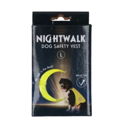 Afbeelding van Excellent Dog Safety Vest Nightwalk Geel L