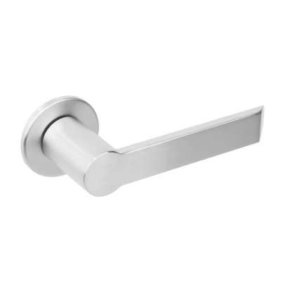 Afbeelding van Intersteel Deurklink RVS Moors No. 2 met ronde rozet Ø52X5 mm