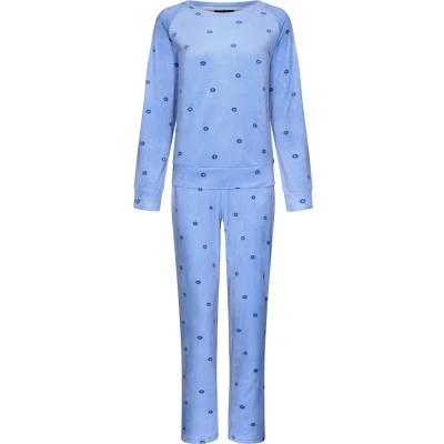 Afbeelding van Duurzaam velours huispak Rebelle Blauw Maat 38