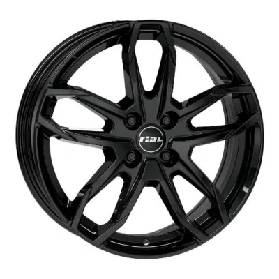 Afbeelding van RIAL 5 gat 17duim 115mm lichtmetalen Velg Lucca zwart LUC75745G52 6