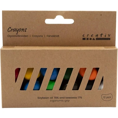 Afbeelding van Krijtjes Bonen Diverse Kleuren, 12st.