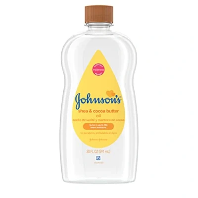 Afbeelding van Johnson&#039;s Baby Oil, Mineral Oil Enriched with Shea &amp; Cocoa Butter 591ml