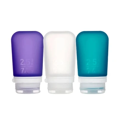 Afbeelding van Human Gear GoToob+ 3 Pack Medium clear/purple/teal