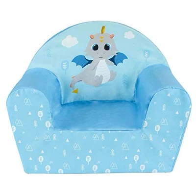 Afbeelding van Leon de Draak Fauteuil Blue 42 x 52 33 cm Polyester