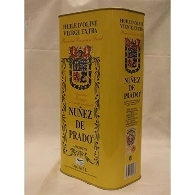 Afbeelding van 1 x 5 liter blik Nuñez de Prado extra ecologische olijfolie van eerste persing Oliva Internet SL