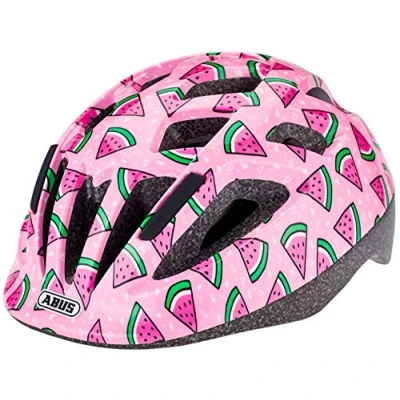 Afbeelding van Abus Smooty 2.0 kinderfietshelm Roze Watermeloen M