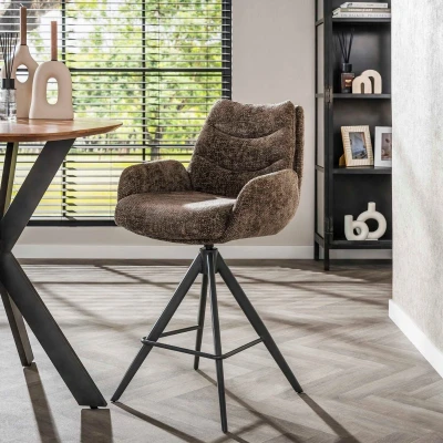 Afbeelding van Zac barstoel lounge rich taupe