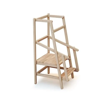 Afbeelding van AT4 Observatie /leertoren voor kinderen ESSENTIEL in hout Beuken onbewerkt