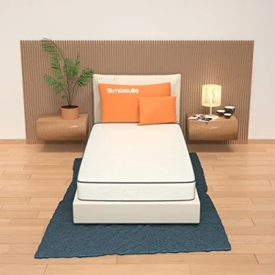 Afbeelding van miasuite i sogni italiani Matras 80 x 160 cm, hoogte 18 van waterschuim, ademend, hypoallergeen en anti mijt, model Primavera H18