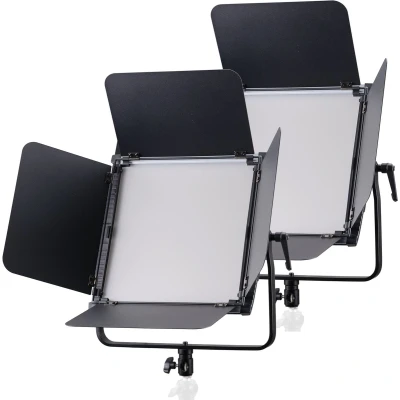 Afbeelding van Bresser Studiolamp Set van 2 BR S100B PRO Lichtintensiteit Variabel Instelbaar