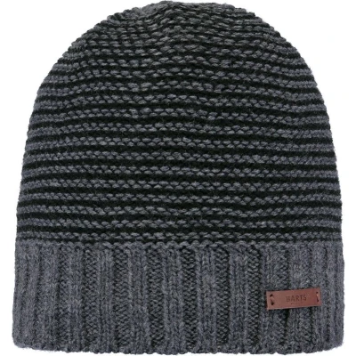 Afbeelding van Barts David Beanie Heren Muts Dark Heather