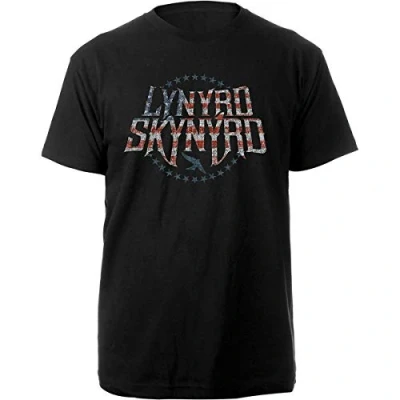 Afbeelding van Lynyrd Skynyrd Stars &amp; Stripes Heren T shirt S Zwart