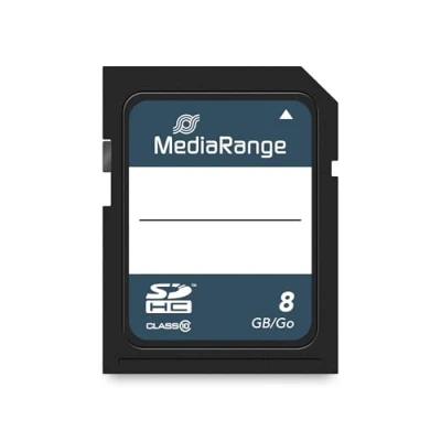Image de MediaRange carte mémoire flash 8 Go SDHC