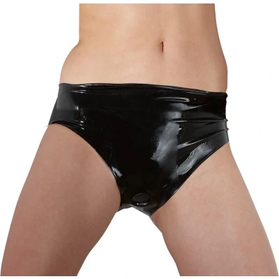 Afbeelding van Latex Damesslip Met Dildo