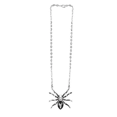 Afbeelding van Boland Ketting Black widow Volwassenen Vrouwen Heks Halloween accessoire Sieraad Horror