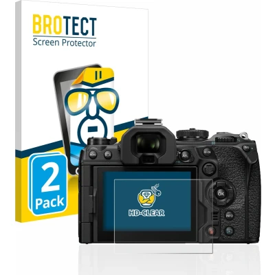 Afbeelding van BROTECT Screenprotector voor Olympus OM 1 2022 Folie Beschermfolie transparant (2 Stuks)