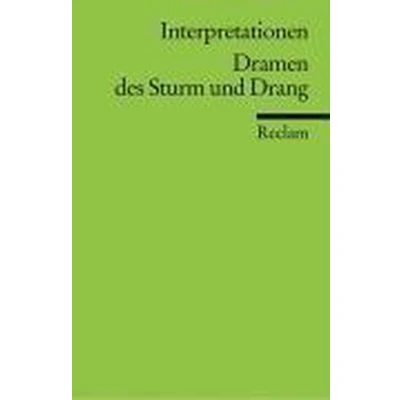 Afbeelding van Interpretationen: Dramen des Sturm und Drang