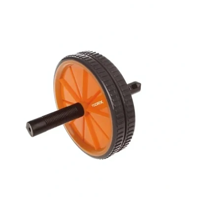 Afbeelding van Toorx Fitness Dual Ab Wheel Dubbele Trainingswiel Oranje Kunststof