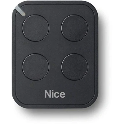 Afbeelding van Originele NICE FLO4RE afstandsbediening voor automatische deuren, 4 knoppen, 433,92 MHz rolling code.