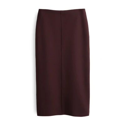 Afbeelding van OPUS Kokerrok, Dames, Maat: 34, Dark grape