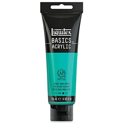 Afbeelding van Liquitex Acryl Basics Tube, Stralend Watergroen, 118 ml
