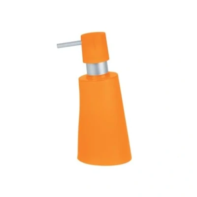 Afbeelding van Spirella Move Frosty Orange zeepdispenser polpropyleen, oranje, hoogte 18,5 cm x breedte 7,7