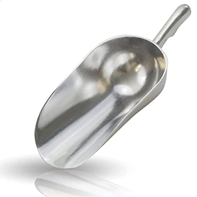 Afbeelding van Handige Schep Grote Meelschep Zakschep Voedselschepzakschep voor voedselmeelsuikerschep van metaal aluminium Gegoten huisdiervoer roestvrij 2500ml