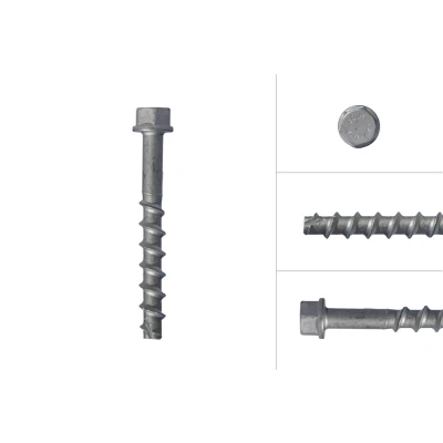 Afbeelding van Betonschroeven Verzinkt M8 x 100 mm Zeskantkop SW13 Per stuk