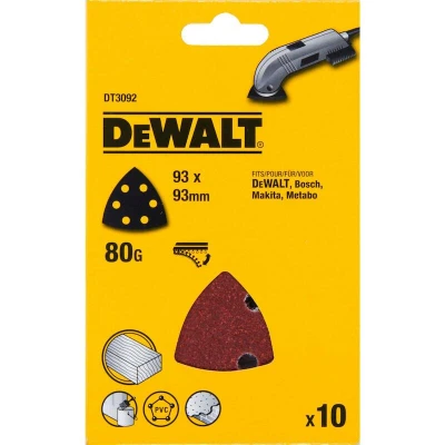 Image de Abrasif velcro 93x93mm pour ponceuses delta Dewalt