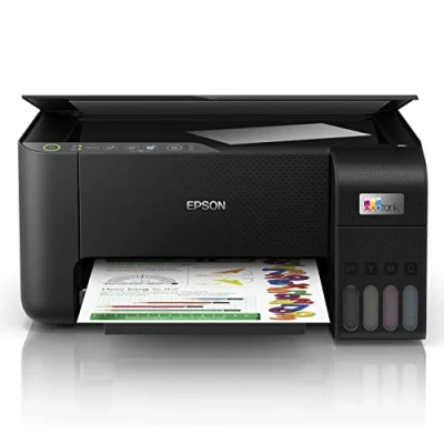 Image de Epson EcoTank ET 2810 Imprimante multifonctions couleur jet d&#039;encre ITS A4 (support) jusqu&#039;à 10 ppm (impression) 100 feuilles USB Wi Fi noir