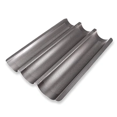 Afbeelding van Schramm® Eetstokplaat met antiaanbaklaag voor 3 eetstokjes, 38,5 x 28,5 cm, eetstokplaat, bakplaat brood