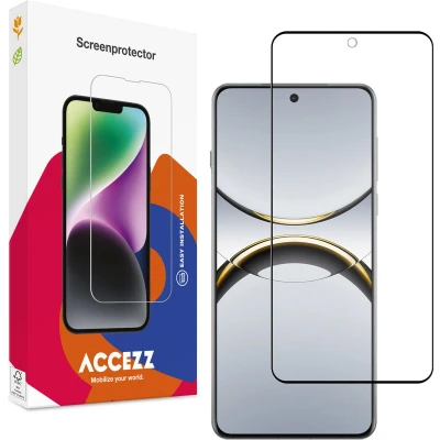 Afbeelding van Accezz Screenprotector Geschikt voor Oppo Find X8 Pro Gehard Glass Full Cover