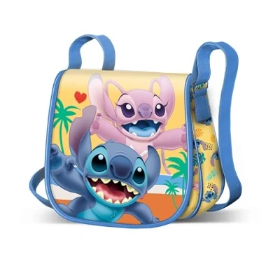 Afbeelding van Karactermania Disney Lilo en Stitch Oceaan Mini Muffin Crossbody Tas Schoudertas Blauw