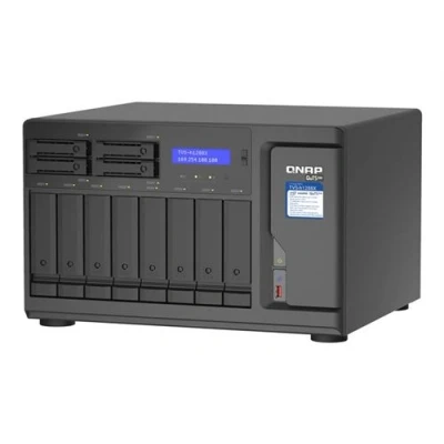 Image de QNAP TVS h1288X Serveur NAS 12 Baies SATA 6Gb/s RAID 0 1 5 6 10 50 JBOD disque de réserve disques secours 60 TP RAM 16 Go Gigabit Ethernet / 2.5 iSCSI suppo