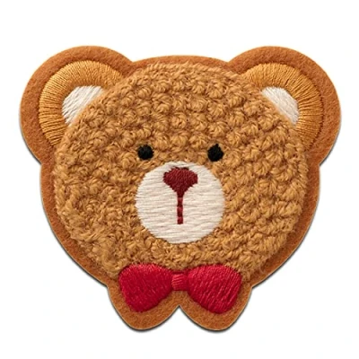 Afbeelding van Mono Quick Chenille Patch Opstrijkbare teddybeer 5,5 x 6 cm
