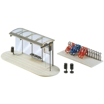 Afbeelding van Faller 180553 H0 bushaltes City 90 Compact Bouwpakket